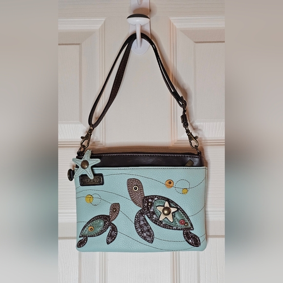 Chala Sea Turtle Mini Crossbody Phone Purse Convertible Bag - Picture 5 of 7